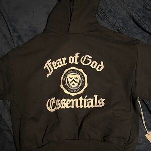 Fear of God Essentials Black Hoodie